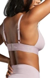 Siella Organic Cotton Triangle Bra In Lavender