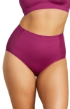 Siella Sexy Smooth Shaping Brief In Plum