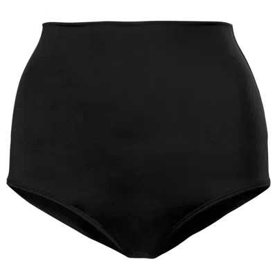 Siena And Co. Women's High Waisted Swim Briefs Black