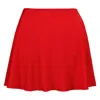 Siena And Co. Women's High Waisted Swim Skirt With Briefs Red