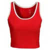 Siena And Co. Women's Retro Crop Top Red