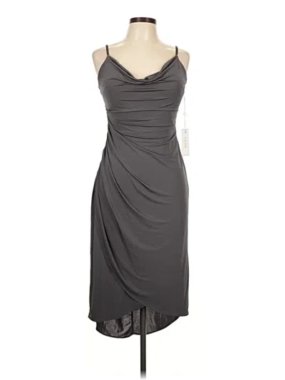Pre-owned Siena Cocktail Dress In Gray