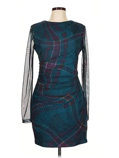 Pre-owned Siena Cocktail Dress In Teal