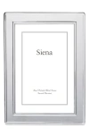 Siena Double Border 4 X 6-inch Picture Frame In Silver