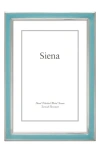 Siena Enamel & Silvertone 5 X 7-inch Picture Frame In Light Blue