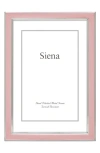 Siena Enamel & Silvertone 5 X 7-inch Picture Frame In Pink