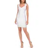Siena Foiled Bandage Dress In White
