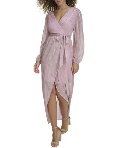 Siena Foiled Woven Maxi Dress In Multi