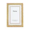 Siena Gold Braid 4 X 6 Picture Frame