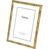 Siena Goldtone Bamboo Picture Frame In Gold