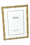 Siena Goldtone Bamboo Picture Frame In Gold