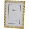 Siena Goldtone Braid Picture Frame In Gold