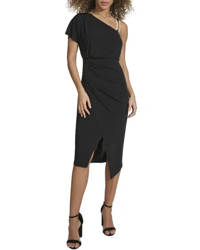 Siena Ity Midi Dress In Black