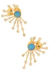 Siena Jewelry Diamond Opal Earrings In Gold