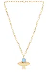 Siena Jewelry Ufo Charm Chain Necklace In Gold