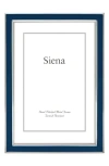 Siena Narrow Enamel 4 X 6-inch Picture Frame In Blue