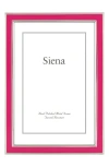 Siena Narrow Enamel 4 X 6-inch Picture Frame In Pink