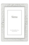 Siena Narrow Hammered 5 X 7-inch Picture Frame In Gray