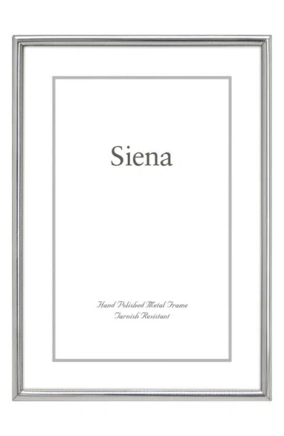 Siena Narrow Mesh 5 X 7-inch Picture Frame In Gray