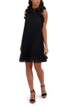 Siena Ruffle Chiffon Shift Minidress In Multi