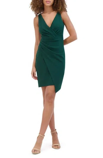Siena Scuba Crepe Cocktail Dress In Gem