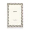 Siena Silver Braid Frame, 4 X 6 In Silver