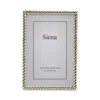 Siena Silver Rope 5 X 7 Picture Frame