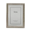 Siena Silver Weave 5 X 7 Picture Frame In Silver