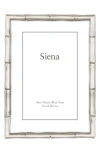 Siena Silvertone Bamboo Picture Frame In Silver