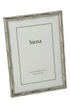 Siena Silvertone Bamboo Picture Frame In Silver