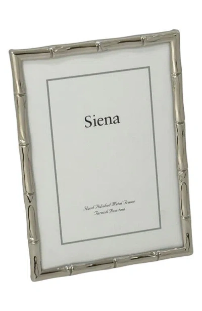 Siena Silvertone Bamboo Picture Frame