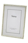 Siena Silver Rope 5 X 7 Picture Frame In Silver