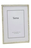 Siena Silver Rope 5 X 7 Picture Frame In Silver