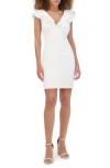 Siena Solft Touch Gab Minidress In White