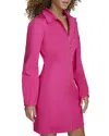 Siena Stretch Denim Mini Dress In Pink