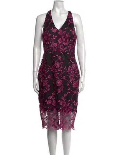 Pre-owned Siena Studio Floral Print Knee-length Dress In Multicolor