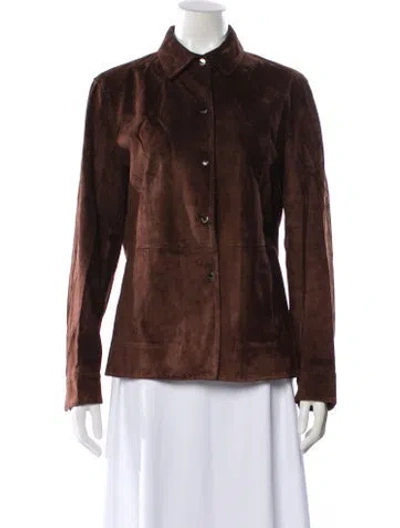 Pre-owned Siena Studio Jacket In Brown