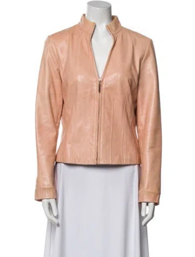 Pre-owned Siena Studio Leather Jacket In Pink