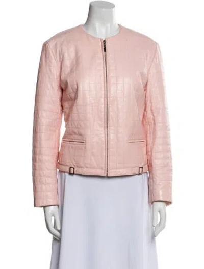Pre-owned Siena Studio Leather Jacket In Pink
