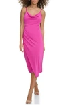 Siena Venezia Cocktail Slipdress In Hot Pink
