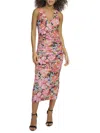 Siena Printed Mesh Midi Dress