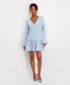 Siena Women's Fluence Bottom Long Sleeves Mini Dress In Blue