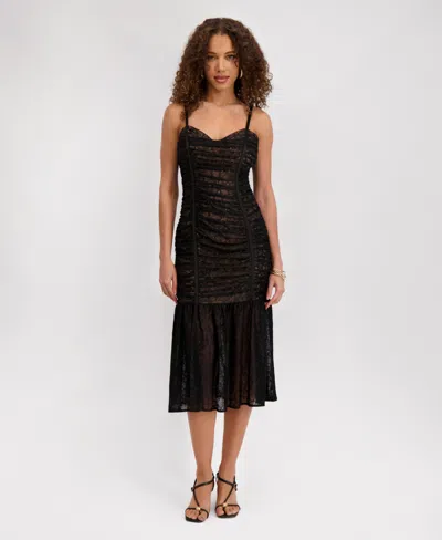 Siena Women's Lace Sleeveless Midi Dress In Multi