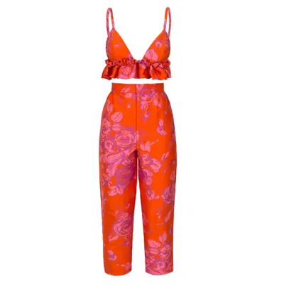 Sienna & Gaia Orange Antonia Set