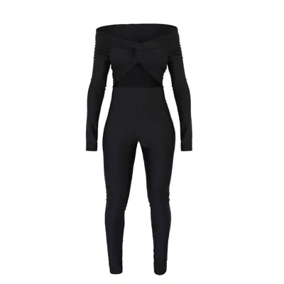 Sienna & Gaia Women's Black / Pink / Purple Agatha Jumpsuit