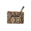Sienna Mae Lennon Vegan Leather Card Wallet In Natural/black In Multi