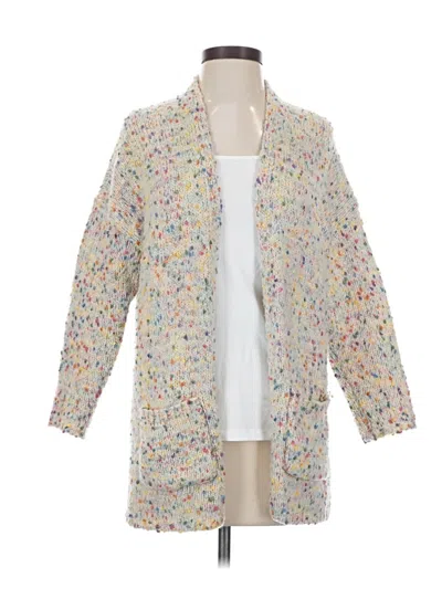 Pre-owned Sienna Sky Cardigan Sweater In White