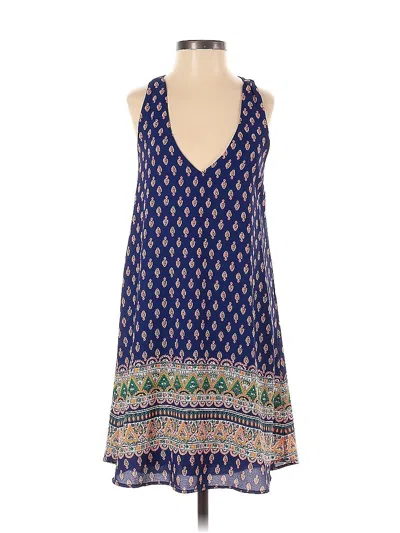 Pre-owned Sienna Sky Casual Dress In Blue