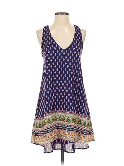 Pre-owned Sienna Sky Casual Dress In Blue