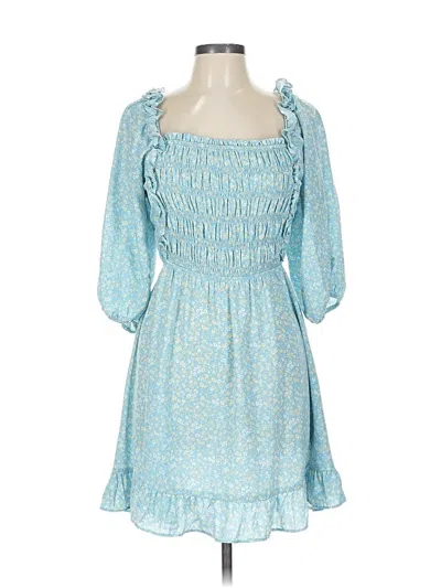 Pre-owned Sienna Sky Casual Dress In Blue